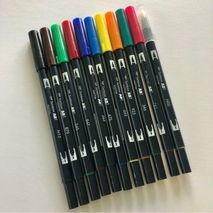 Tombow Dual Brush Pen Art Markers